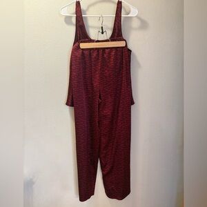 Victoria's Secret Red Sleeveless Pajama Set